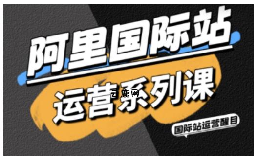 阿里国际站运营系列课，涵盖精准引流、直通车与全站推实战SOP，搭配AI效率工具包与高阶增长玩法(更新)|云鹿网