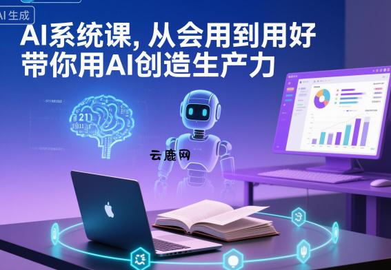 AI系统课，从会用到用好，带你用AI创造生产力|云鹿网