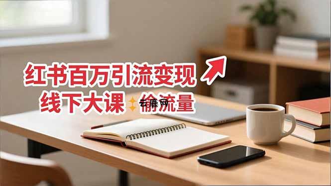 小红书百万引流变现-11月线下大课：分享从0到百万引流路径，手把手教偷流量、拿结果|云鹿网