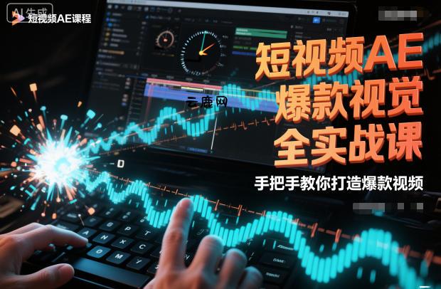 短视频AE爆款视觉全实战课，手把手教你打造爆款视频|云鹿网