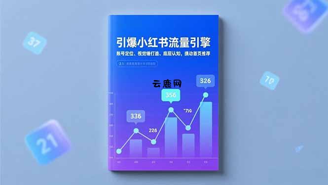 引爆小红书流量引擎，账号定位、视觉锤打造、底层认知，撬动首页推荐|云鹿网