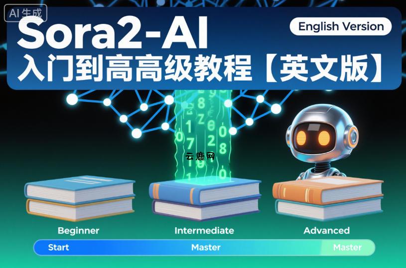 Sora2-AI入门到高级教程【英文版】|云鹿网