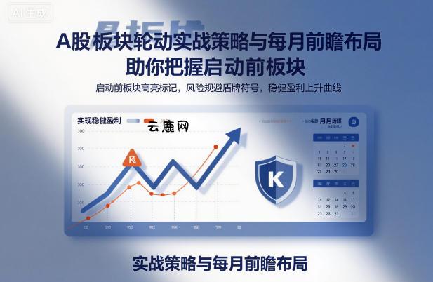 A股板块轮动实战策略与每月前瞻布局，助你把握启动前板块，规避风险，实现稳健盈利|云鹿网