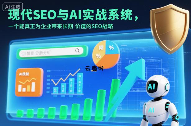 现代SEO与AI实战系统，一个能真正为企业带来长期价值的SEO战略(英语+中文字幕)|云鹿网